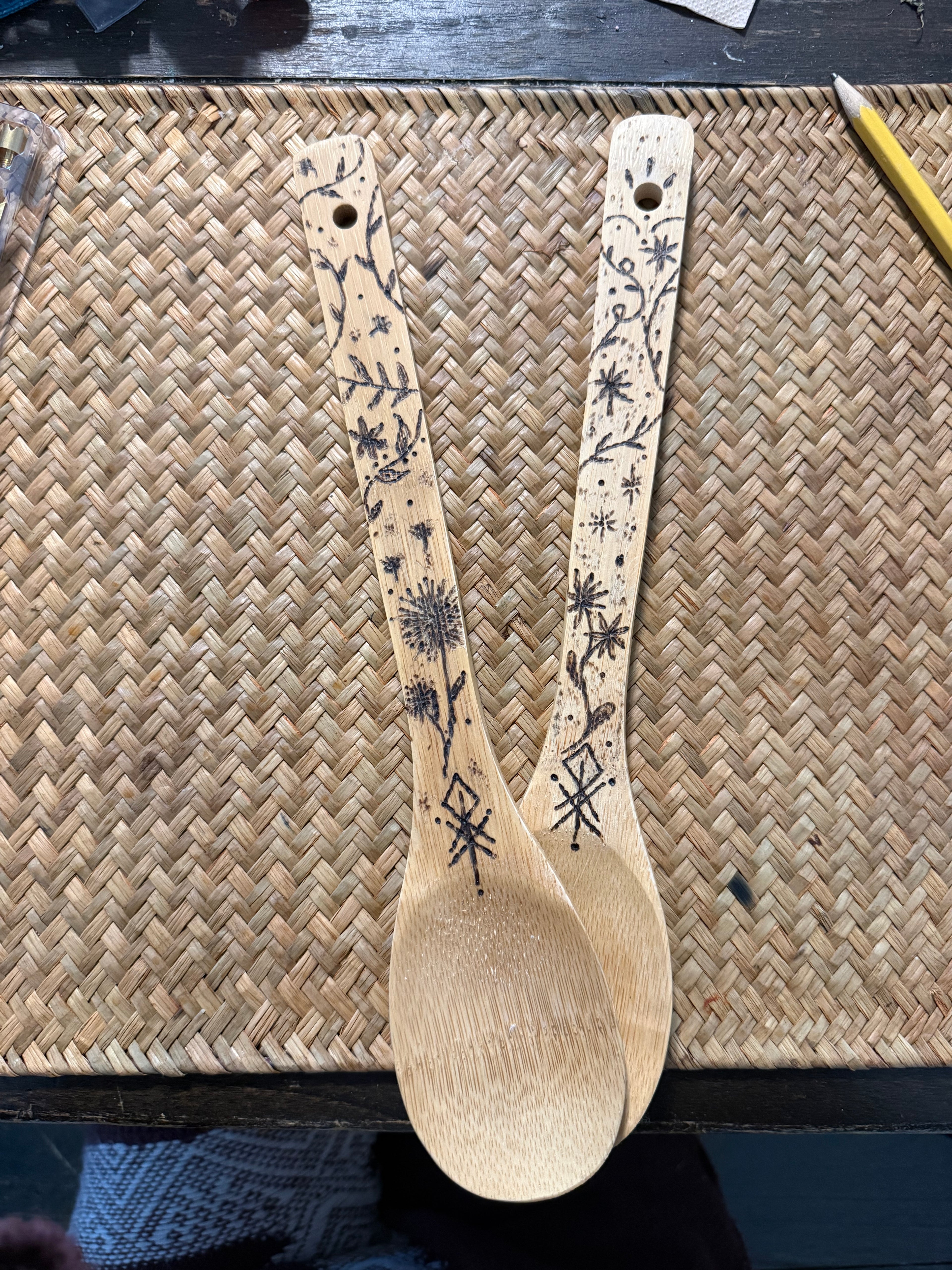 Wooden Utensils, set of 2